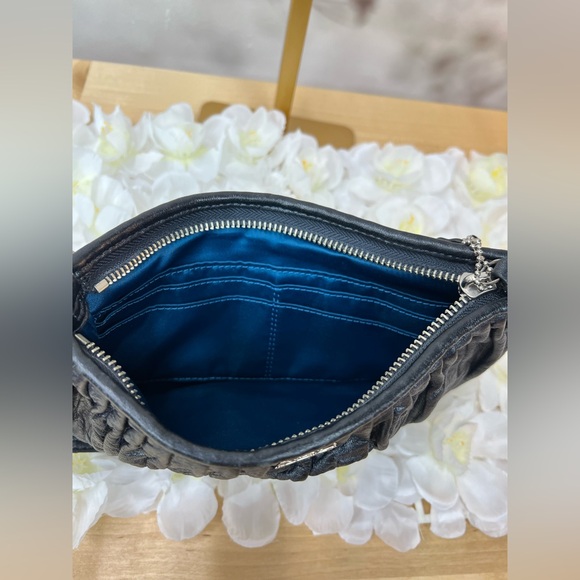 Coach Madison Gathered Leather Zip Crossbody Clutch - Picture 8 of 13